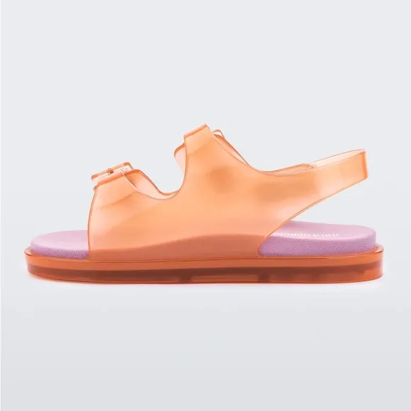 Mini Melissa Orange/Pink Sandals Toddler Size 6