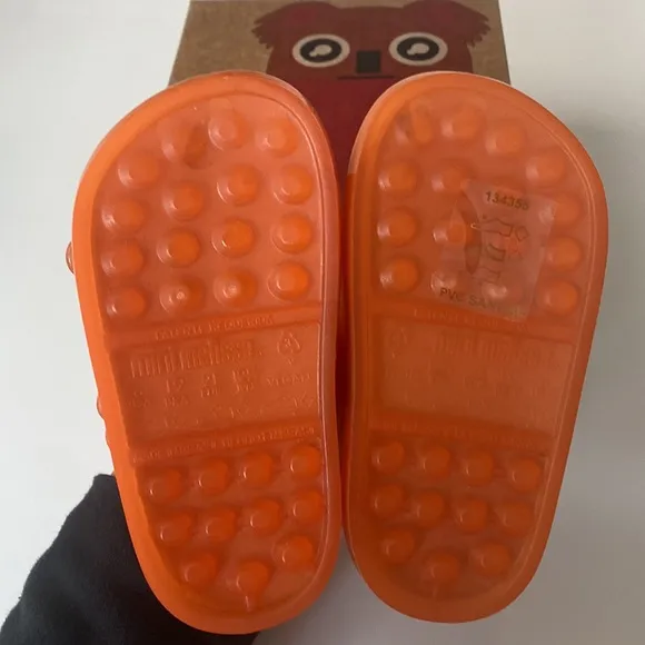 Mini Melissa Orange/Pink Sandals Toddler Size 6