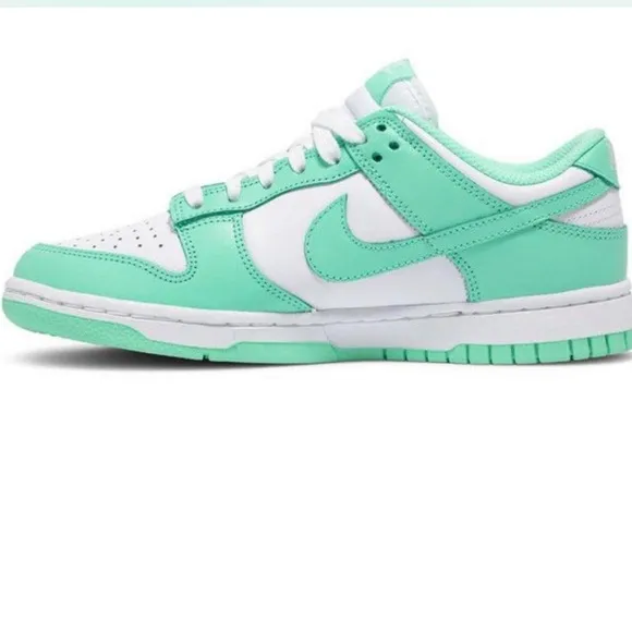 Mint Green and White Sneakers