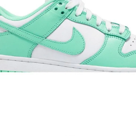 Mint Green and White Sneakers