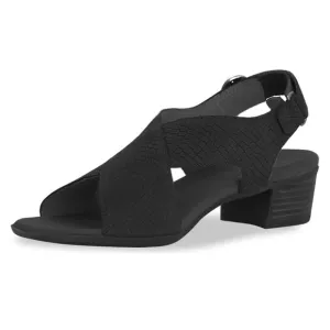 MUNRO Jenny Black Lizard print Nubuck sandals Sz 11 N New