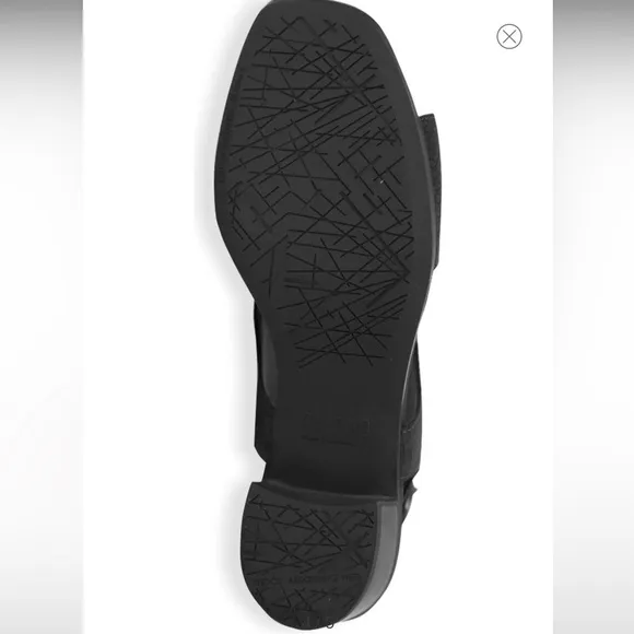 MUNRO Jenny Black Lizard print Nubuck sandals Sz 11 N New