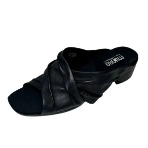 MUNRO Lee Soft Leather Slide Sandals size 9 W Wide NEW $190