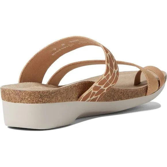 Munro Sandals Aries Sand Giraffe Slip On Shoes