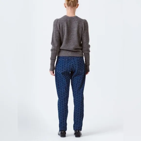 Munthe Riggs Patchwork Indigo Boyfriend Jeans