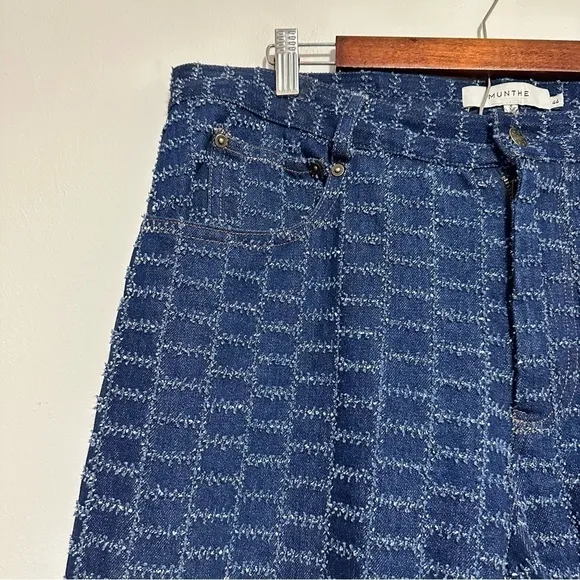 Munthe Riggs Patchwork Indigo Boyfriend Jeans