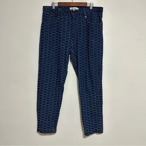Munthe Riggs Patchwork Indigo Boyfriend Jeans