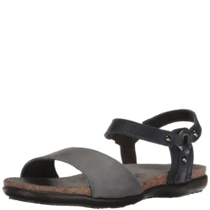 NAOT WOMEN'S SABRINA SANDAL VINTAGE SLATE LTHR/INK LTHR 7-7.5 M US