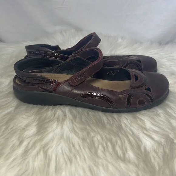 Naot Rongo Slingback Mary Jane Flats Sz 42/11