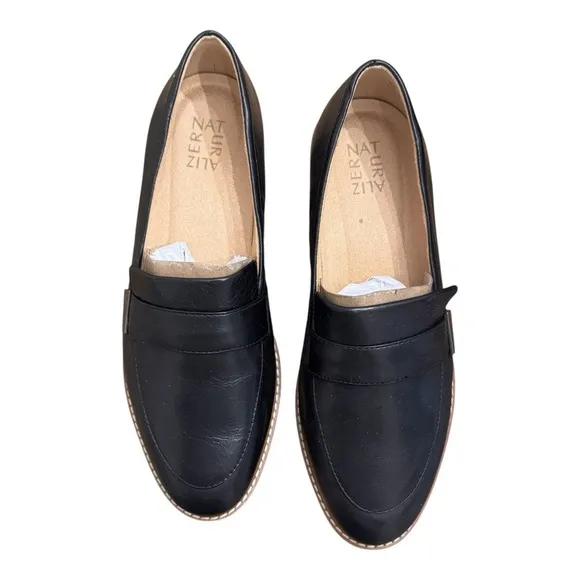 Naturalizer Adiline Loafer in Black Leather NIB