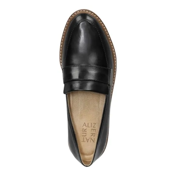Naturalizer Adiline Loafer in Black Leather NIB