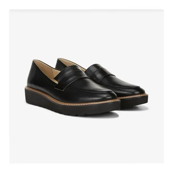 Naturalizer Adiline Loafer in Black Leather NIB