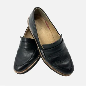 NATURALIZER Adiline Lug Sole Loafers Black‎ Leather Size 7