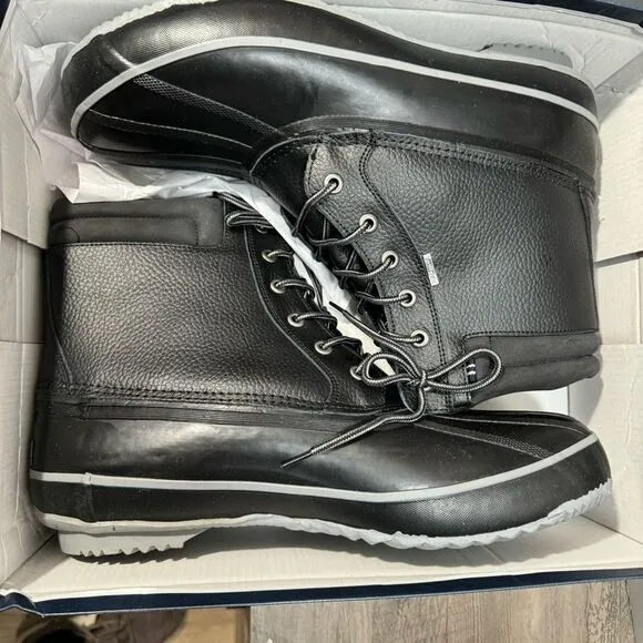 NAUTICA Mens Duck Waterproof Shell Snow &amp; Rain Boot sz 15 Wide NEW #Box H283