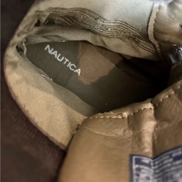 Nautica Women's Galiah Green Faux Suede Winter Hiking Snow Boots Size 7.5