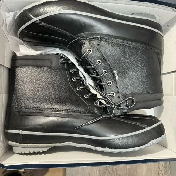 NAUTICA Mens Duck Waterproof Shell Snow &amp; Rain Boot sz 12 Wide NEW #H431
