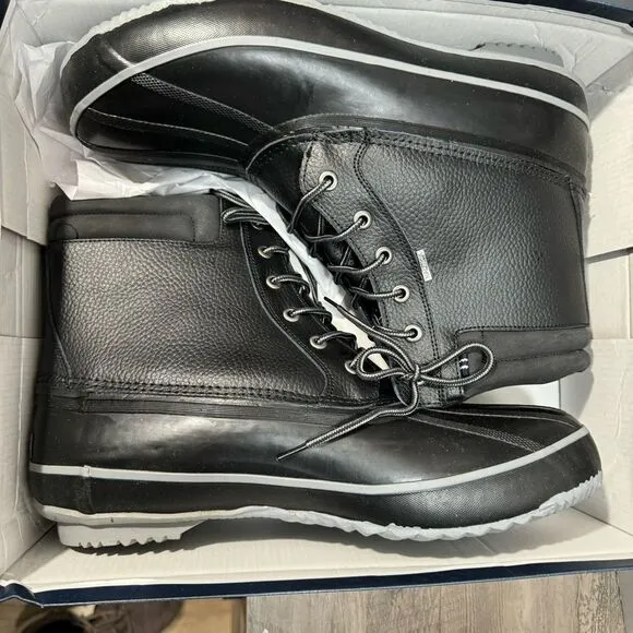 NAUTICA Mens Duck Waterproof Shell Snow &amp; Rain Boot sz 12 Wide NEW #H431