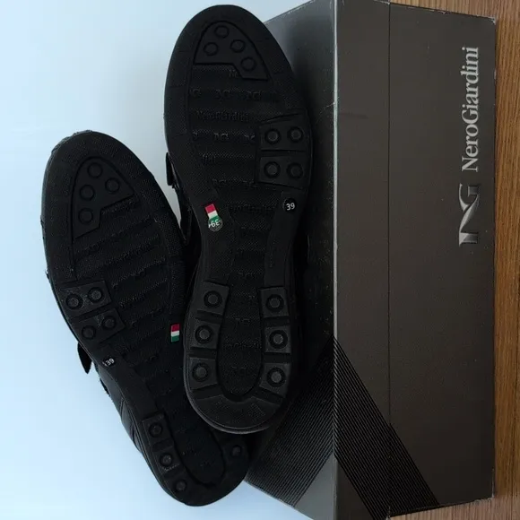 Nero Giardini NG Italian Loafers w/ Buckle 'Sharp' NIB 9