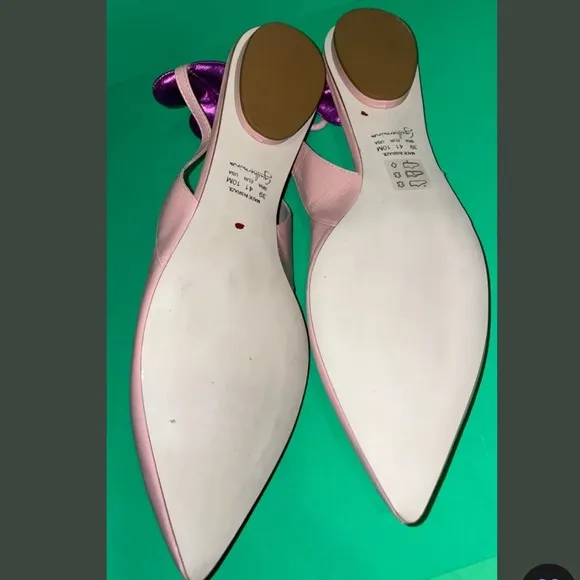 NEW Anthropologie Guilhermina Heart Slingback Flats-10-$148-Valentines A714