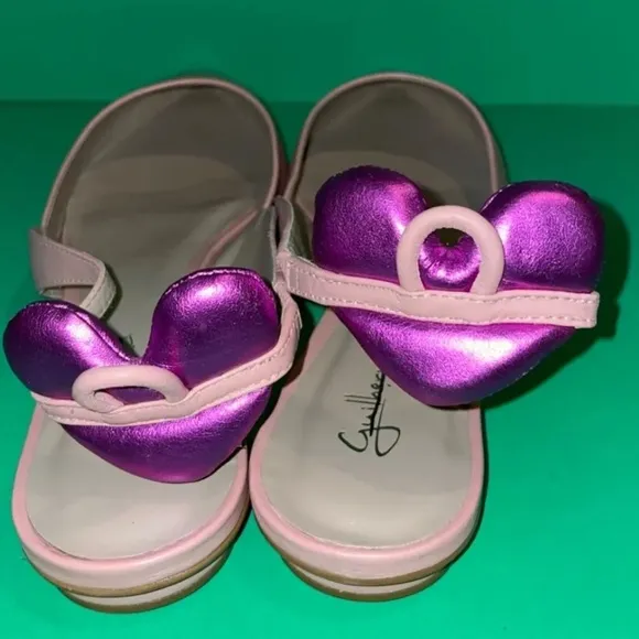 NEW Anthropologie Guilhermina Heart Slingback Flats-10-$148-Valentines A714