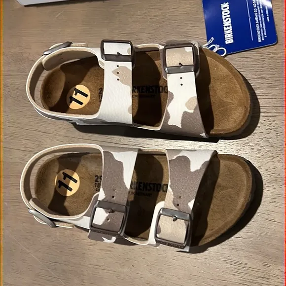 New authentic Birkenstock kids designer sandals sz boys 11