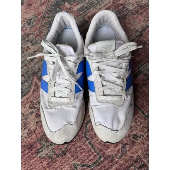 New Balance 237 Men's Sneakers Blue White Size 10 Casual Retro Style