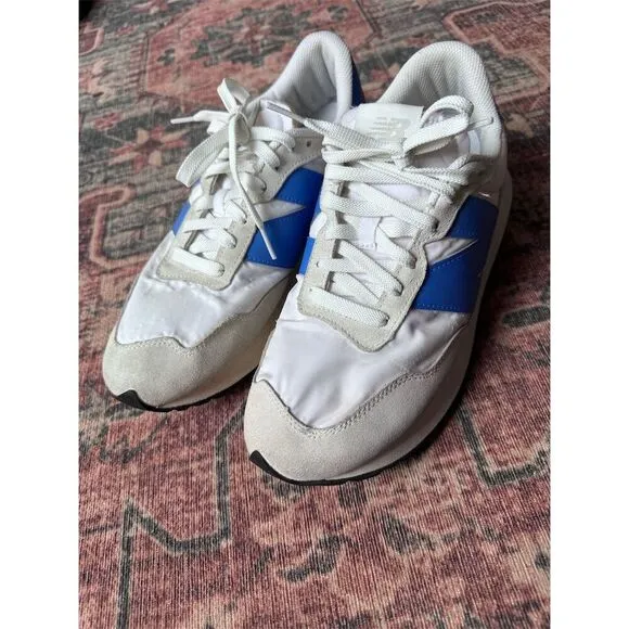 New Balance 237 Men's Sneakers Blue White Size 10 Casual Retro Style