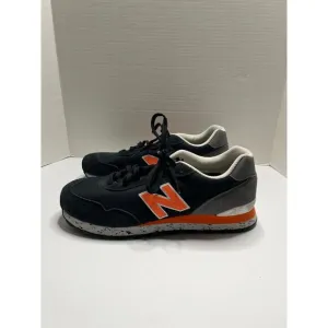 New Balance Men's 515 V3 Casual Sneakers Black Vibrant Orange Size 11.5