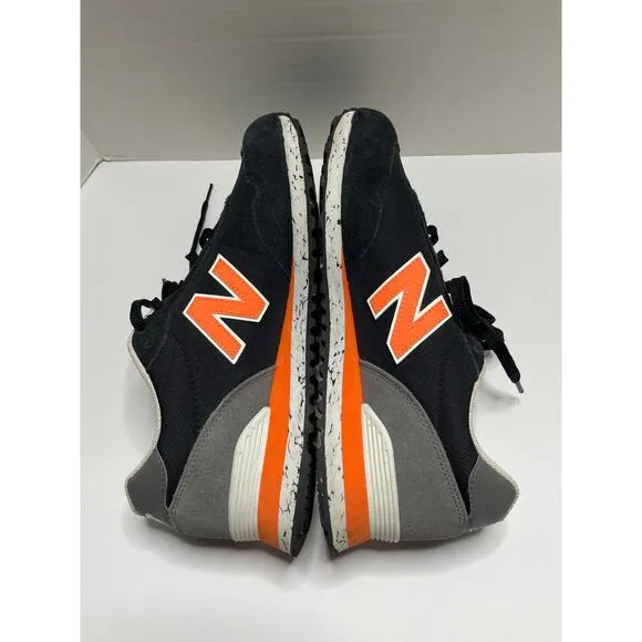 New Balance Men's 515 V3 Casual Sneakers Black Vibrant Orange Size 11.5