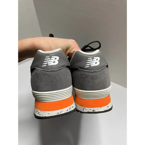 New Balance Men's 515 V3 Casual Sneakers Black Vibrant Orange Size 11.5