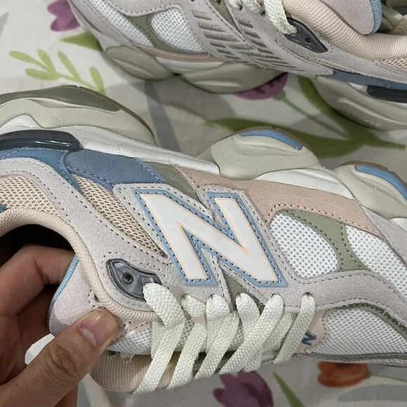 New Balance Pink Patchwork Retro Sneakers