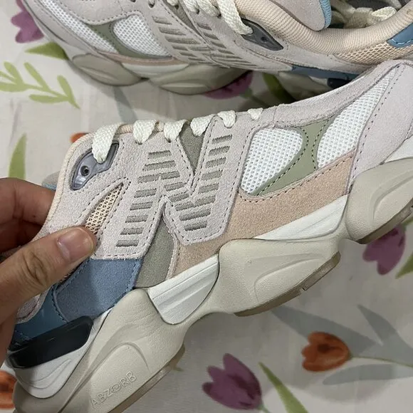 New Balance Pink Patchwork Retro Sneakers