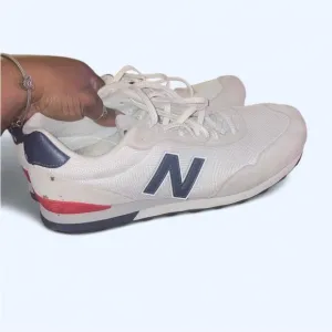 New Balance White and Blue Sneakers size 14