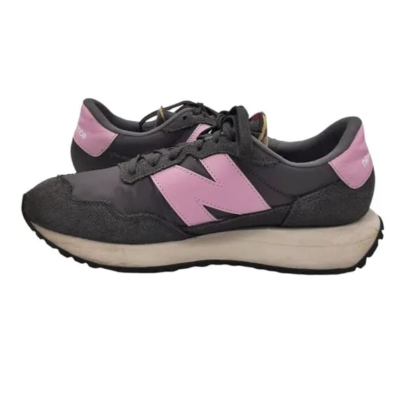 New Balance Women's 237 Gray &amp; Pink/Lilac Sneakers SZ 9