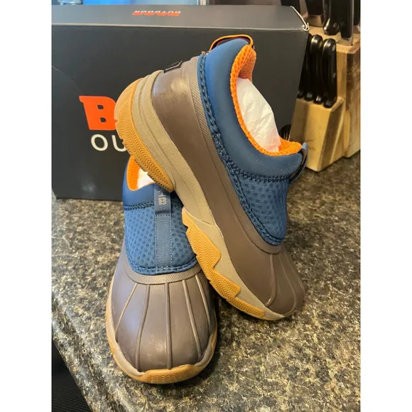 New BASS OUTDOOR Men's Field Duck Low Slipo Rain Shoe
