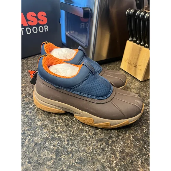 New BASS OUTDOOR Men's Field Duck Low Slipo Rain Shoe