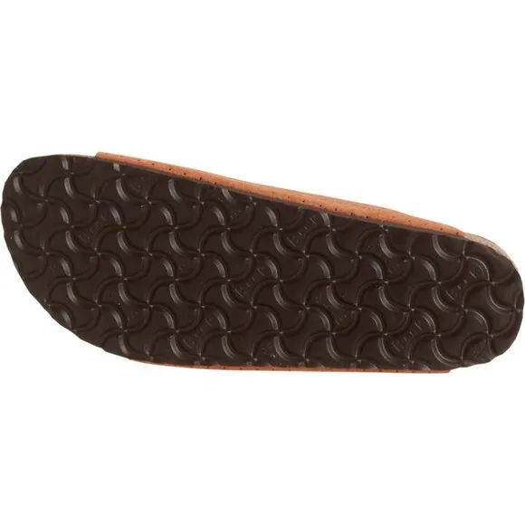 NEW Birkenstock Arizona Embossed Sandals - Suede Burnt Orange unisex 252