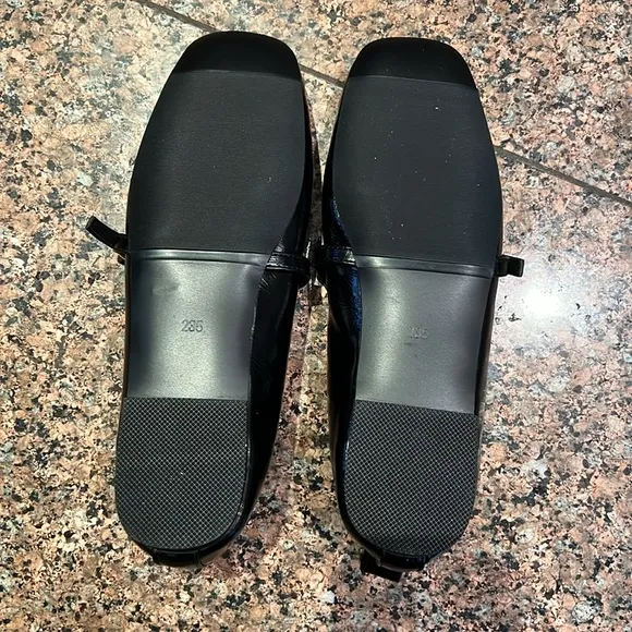 NEW Black Ballet Bow Flats Size 6.5