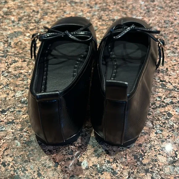 NEW Black Ballet Bow Flats Size 6.5