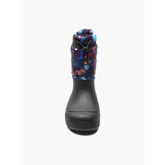 NEW BOGS kid's snow shell space boots in aqua multi
