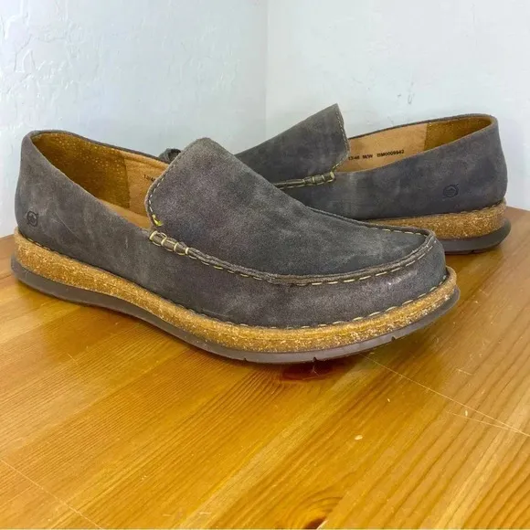 NEW BORN BAYLOR Brown Suede Slip On Loafer Men’s Size 13