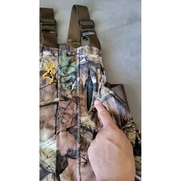 NEW BROWNING JR WASATCH‎ ALL WEATHER BIBS YOUTH SMALL HUNTING CAMO