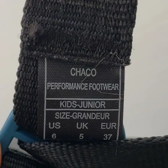 NEW Chaco Chillos Black Blue Slip-on Clogs Youth Boys Girls 6Y Kids Water Sandal