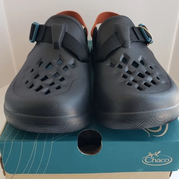 NEW Chaco Chillos Black Blue Slip-on Clogs Youth Boys Girls 6Y Kids Water Sandal
