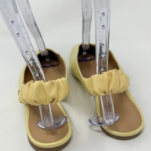 NEW Circus by Sam Edelman Pineapple Yellow Crocodile Omina Slingback Flats Sz 9