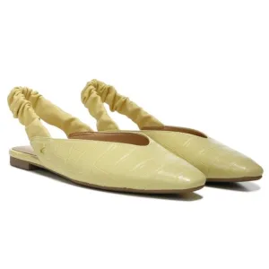 NEW Circus by Sam Edelman Pineapple Yellow Crocodile Omina Slingback Flats Sz 9