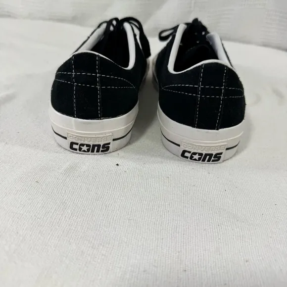 NEW CONVERSE ONE STAR PRO OX M 10.5 W 12 OXFORD BLACK WHITE CHUCK TAYLOR 70 LOW