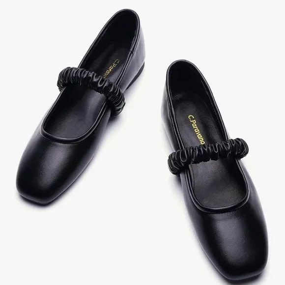 New C.Paravano Mary Jane Shoes for Women |Mary Jane | Leather Ballet Flat