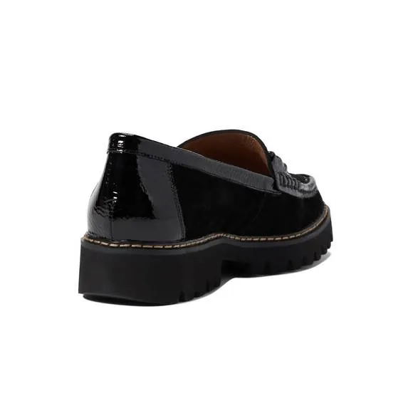 NEW DONALD PLINER women heliocs loafer in black