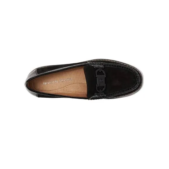NEW DONALD PLINER women heliocs loafer in black